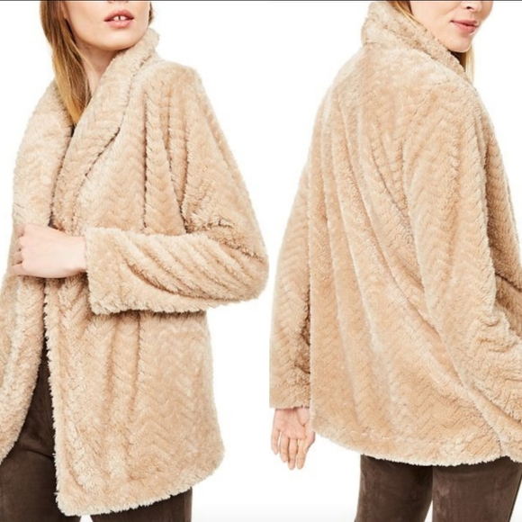 calvin klein fluffy jacket